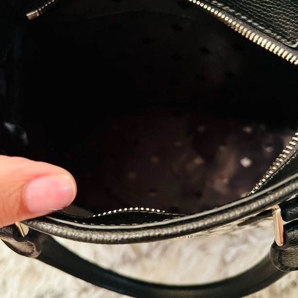 Kate Spade Darcy Woven Small Satchel & Large Slim Bifold Wallet In Houndstooth - Picture 6 of 7